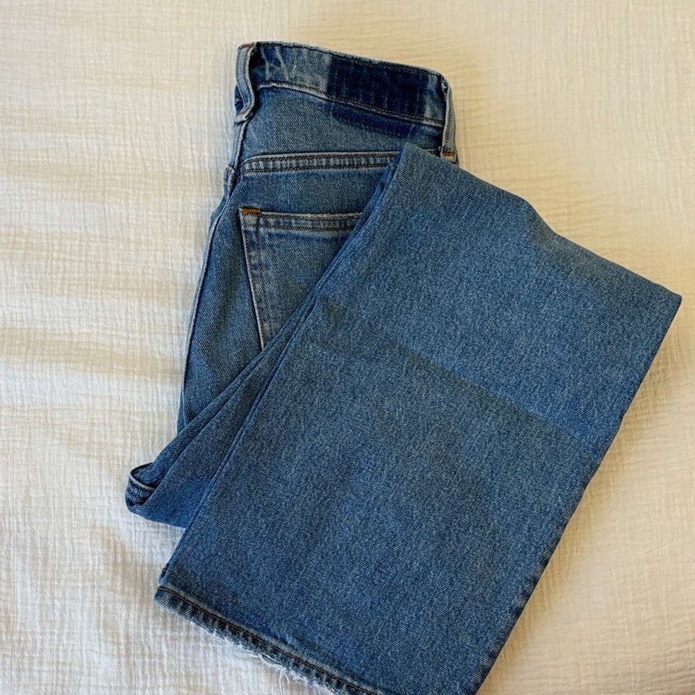 Abercrombie & Fitch Blue Straight Leg Jeans